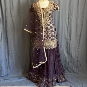 Lehanga with long blouse